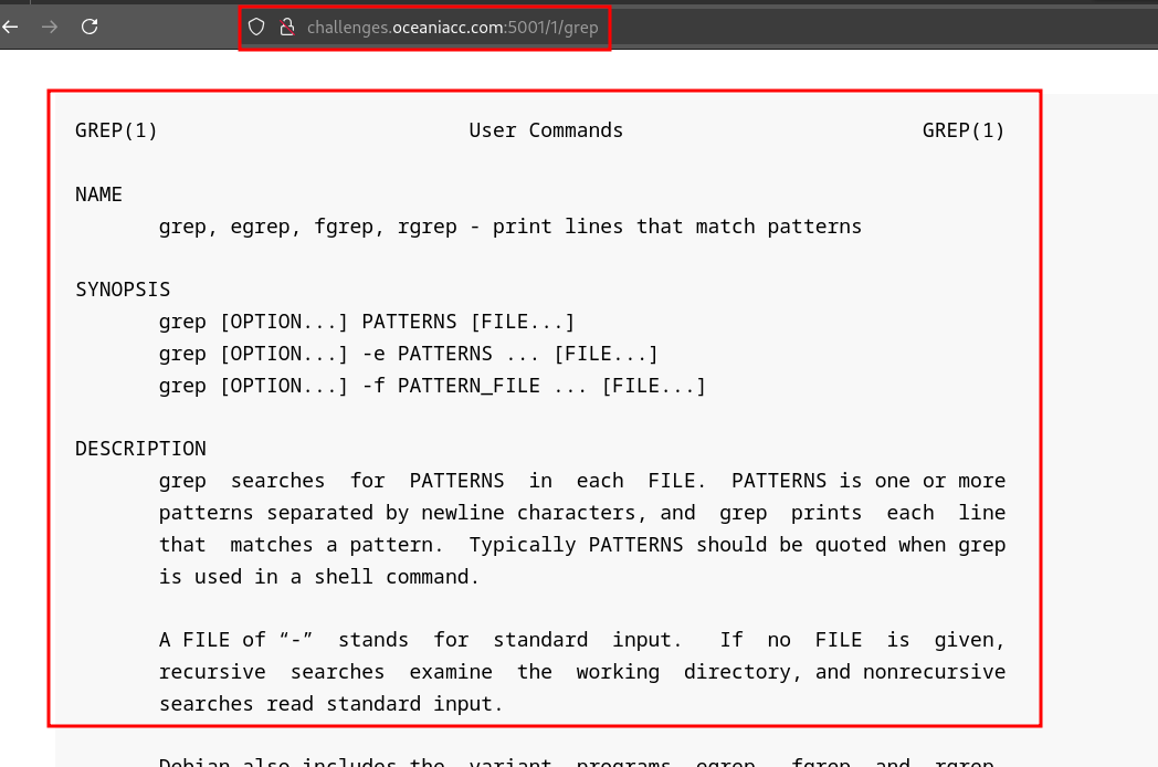 grep command manpage